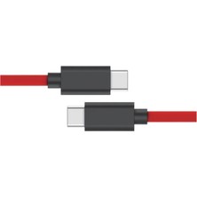 REDMAGIC Redmagıc 6A Type-C To Type-C Hızlı Şarj ve Veri Kablosu 1 M Kırmızı
