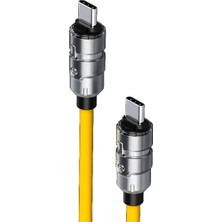 REDMAGIC Redmagıc Dao 6A Type-C To Type-C Örgülü Şarj ve Veri Kablosu 1,5 M Siyah