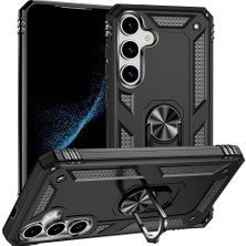 Akare Galaxy S24 Plus Kılıf Kamera Koruyucu Manyetik Standlı Tank Koruma Akr