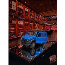 Oyuncak Sahili Suzuki Jimni Model Jip 1.36 Diecast 11CM Orijinal Koleksiyon Metal Araba Jımnı Kapı Açılır Çekbırak Mavi