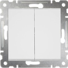 Sepetopia 1 Adet Makel Karea Beyaz Komütatör Anahtar Çerçevesiz