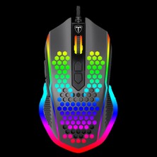 T-Dagger T-TGM310-LIT, Imperial Lite, Rgb Backlight, 8 Programlanabilir Buton, USB Kablolu, 10.00DPI, Gaming Mouse