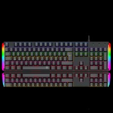 T-Dagger Naxos, T-TGK310-BL, USB Kablolu, Türkçe Q, Rainbow Backlight, Blue Mekanik Switch, 104 Tuşlu, Gaming Klavye