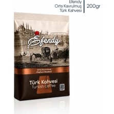 Shazel Efendy Türk Kahvesi Orta Kavrulmuş 200gr | Geleneksel Orta Kavrum