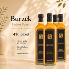 ZB Sağlıklı Yaşam Burzek - Kurkumin ve Bentonit Kili Içeren Takviye Edici Gıda 1000 ml 4lü Paket