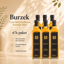 ZB Sağlıklı Yaşam Burzek - Kurkumin ve Bentonit Kili Içeren Takviye Edici Gıda 1000 ml 6lı Paket