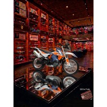 Oyuncak Sahili Motorsiklet Ktm 790 Adventure R Rally Yarış Cross Çöl Moto 12.5 x 7 cm Diecast Model Motor Koleksiyon Motosiklet