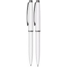 Scrikss 108 Prestige Tükenmez Kalem+Versatil Kalem Beyaz Kristal Kutu