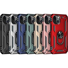 Zore iPhone 13 Mini Kılıf Kamera Koruyucu Manyetik Standlı Tank Koruma Vlmt