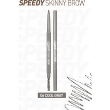 Ultra İnce Uçlu, Doğal Görünüm Veren Kaş Kalemi PERIPERA Speedy Skinny Brow (6 Cool Gray)
