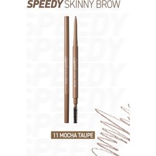 Ultra İnce Uçlu, Doğal Görünüm Veren Kaş Kalemi PERIPERA Speedy Skinny Brow (11 Mocha Taupe)