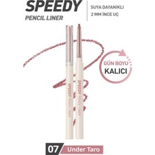 Suya Dayanıklı, Kolay Kullanım Sunan Göz Kalemi PERIPERA Speedy Pencil Liner (7 Under Taro)