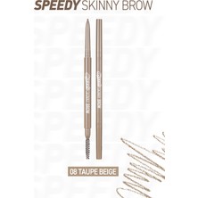 Ultra İnce Uçlu, Doğal Görünüm Veren Kaş Kalemi PERIPERA Speedy Skinny Brow (8 Taupe Beige)