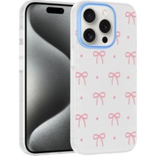 Halkhouse Iphone 15 Pro Max Kılıf Kamera Korumalı Desenli Sert Silikon Klip Kapak