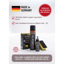 Tuna Collonil Carbon Pro Su Itici Ayakkabı Spreyi 400 ml ve Carbon Complete Temizleme Köpüğü 125 ml Bakım Seti - 2’li