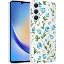 Halkhouse Galaxy A35 Kılıf Kamera Korumalı Desenli Sert Silikon Klip Kapak