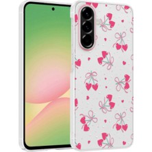 Halkhouse Galaxy A56 Kılıf Kamera Korumalı Desenli Sert Silikon Klip Kapak