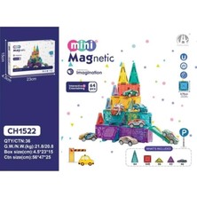 522 3.75CM Mini Magnetic Blok 64 Pcs
