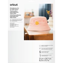 Cricut 2011838 Yazdırılabilir Iron On Açık Renk Kumaşlar İçin A4 5 Sayfa