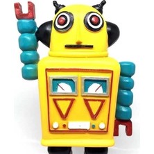 Eco Lounge Decotown Nostaljik Sevimli Uzaylı Robot Şeklinde Figür Biblo