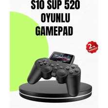 Eco Lounge Orijinal 2025 S10 Gamepad 520 Oyunlu HDMI Tv Bağlantılı A Kalite Atari