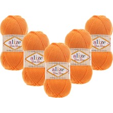 Alize 5 Adet Baby Best Anti-Pilling Bambu Karışım 336 Turuncu - 100 Gr. 240 Mt.