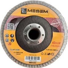 Hsc Bilişim Meşem Flap Disk Zımpara 115 x 22MM x 60 Kum 221 10 Adet