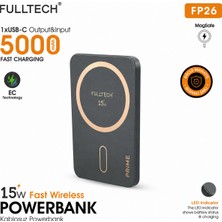 Fulltech Magsafe Wireless 5000 Mah 15W Fast Powerbank