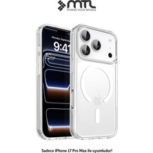 iPhone 17 Pro Max Uyumlu Şeffaf Magsafe Kılıf Mtl Safe