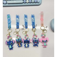 Stitch Incili Charm Anahtarlık