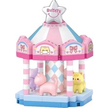 NW NessiWorld LZ-8630 Atlıkarınca 180 Parça Block Oyuncak Mini Poşet