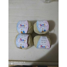 Tunç Cotton Amugurimi Ipi 4 Adet Bej Colar : 346