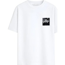 Black Nova Oversize Baskılı Unisex %100 Pamuk T-Shirt Drive Fast Siyah