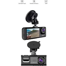 Eco Lounge G-Sensör ve Hareket Algılama Destekli 1080P Araç Içi Güvenlik Kamerası