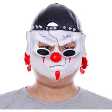 Samur Parti Lateks Şapkalı Gözlüklü Beyaz Maske