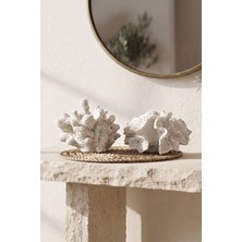 Otaera Dekoratif Mercan Obje 2\'li | Mare Koleksiyonu