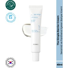 Scinic The Simple Barrier Cream Ceramide Nemlendirici Bariyer Kremi 40ML