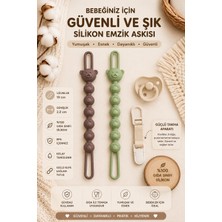 CKM Silikon Emzik Askısı - Emzik Zinciri - Emzik Tutacağı 3’lü Set