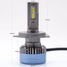 Drs Tuning Photon Milestone H4 Milestone Katana Edition LED Headlight 12-24V
