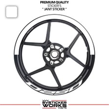 Sv Sticker Works Bajaj Dominar 250 Jant Şeridi – Yarım Jant Kaplama & D250 Yazı Sticker Seti