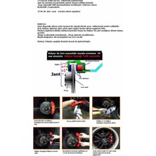 Drs Tuning Bentley Continental Gtc Uyumlu Brembo Yeşil Kaliper Kapağı 4 Parça Ön Arka Set