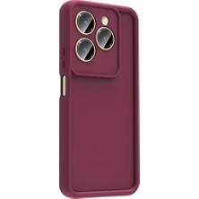 Teknosepetim Infinix Hot 40 Pro ile Uyumlu Kamera Korumalı Silikon Kılıf Ince Silikon Kılıf