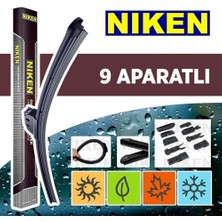 Drs Tuning Niken Yeni Seri Fiat Panda Silecek Takımı (ŞUB.2012-ARA.2017) Muz Tip Silecek Aparatlı