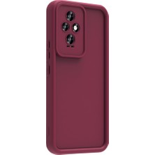Teknosepetim Honor 200 ile Uyumlu Kamera Korumalı Silikon Kılıf Ince Silikon Kılıf Parlak Yüzey