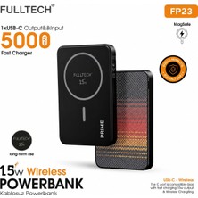 Fulltech Magsafe Wireless 5000 Mah 15W Şarj Hızlı Powerbank
