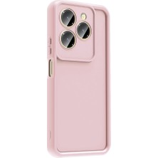 Teknosepetim Infinix Hot 40 Pro ile Uyumlu Kamera Korumalı Silikon Kılıf Ince Silikon Kılıf