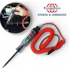 Eraks Dijital Göstergeli Oto Elektrik Kontrol Kalemi – 12V / 24V Test ve Amper Ölçer