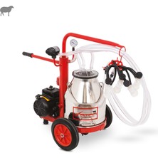 Tamam Ecomini İkili Koyun Süt Sağma Makinesi (Paslanmaz Güğüm-Silikon Memelik) (Kuru Pompa)