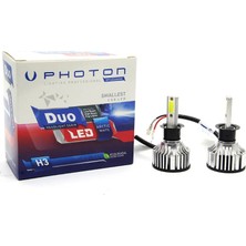 Drs Tuning Duo H3 Uyumlu 12V LED Headlıght