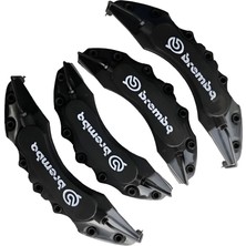 Drs Tuning Hyundai I20 Uyumlu Brembo Siyah Kaliper Kapağı 4 Parça Ön Arka Set